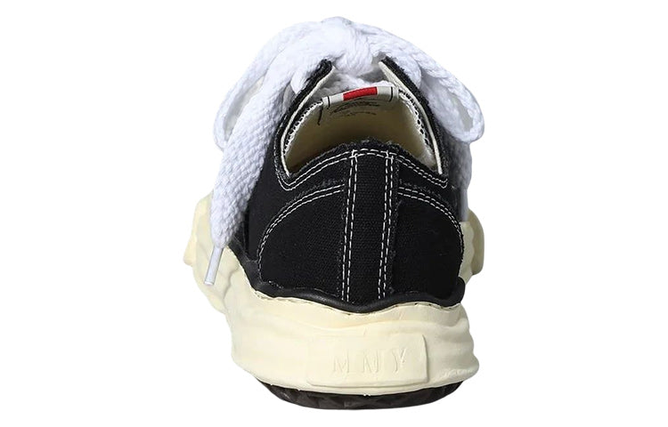 Maison MIHARA YASUHIRO PETERSON VL OG Sole Canvas Low-top Sneaker 'Black' A09FW733-BLK