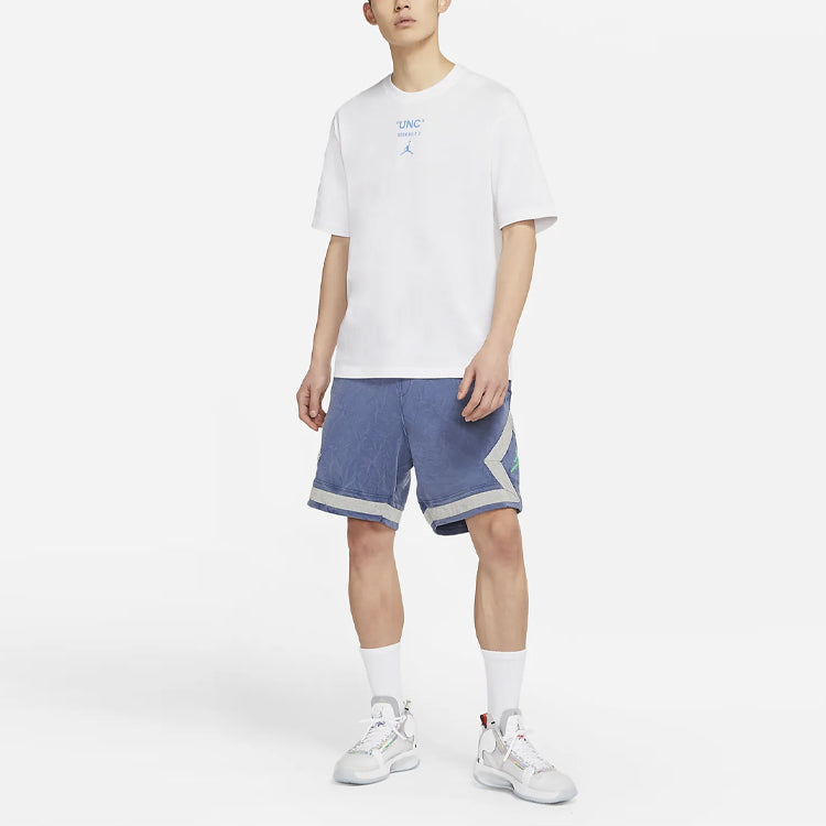 Air Jordan Casual Sports Round Neck Breathable Short Sleeve White DM3545-100