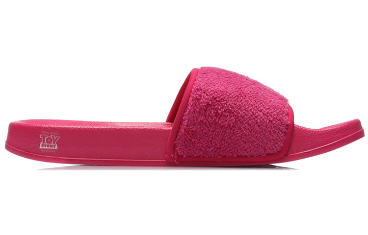 (WMNS) Li-Ning x Disney Lotso Sport Slides 'Rose Red' ABTR008-1