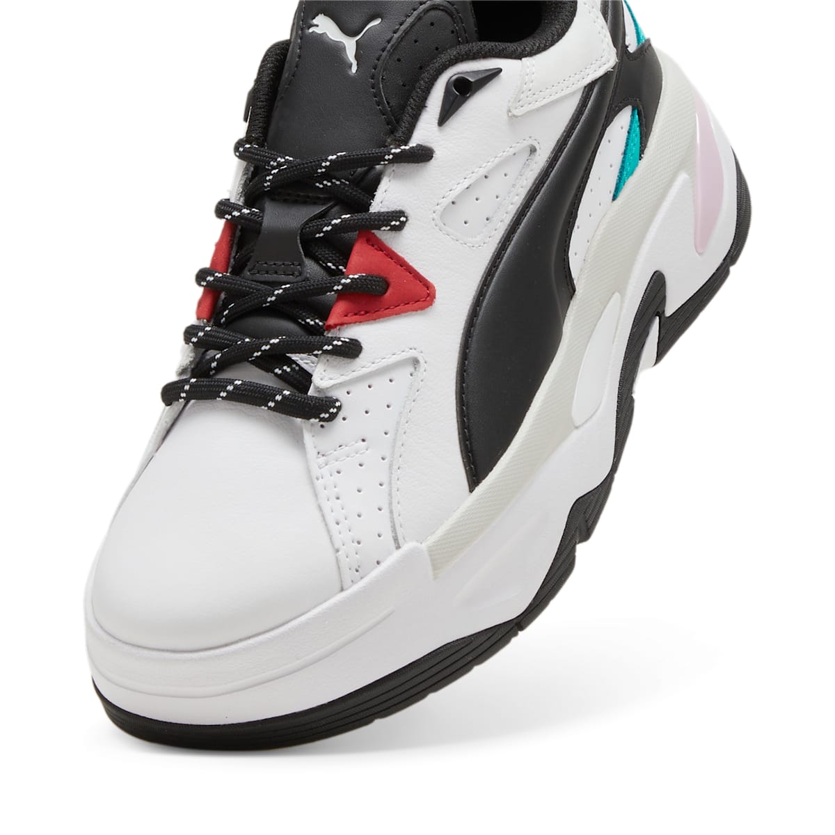 (WMNS) PUMA BLSTR 'White Black Teal' 395276-04