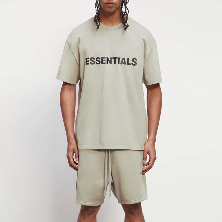 Fear of God Essentials FW20 Logo Tee 'Moss' FOG-FW20-291
