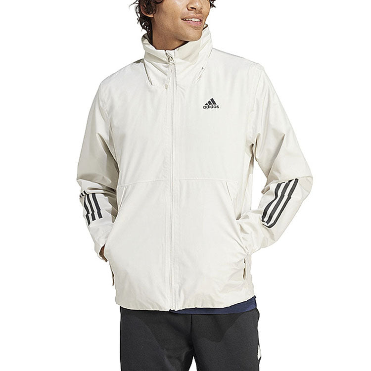adidas Bsc 3-Stripes Rain.Rdy Jacket Asia Sizing 'White' IS1237