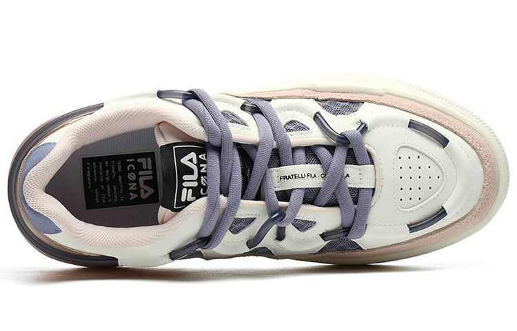 (WMNS) FILA Salto Shock Absorption Non-Slip Low Tops Retro Pink Blue F12W141225FVS