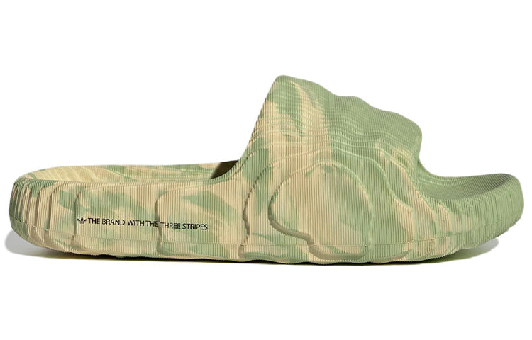 adidas Adilette 22 Slides 'Magic Lime Desert Sand' GY1597