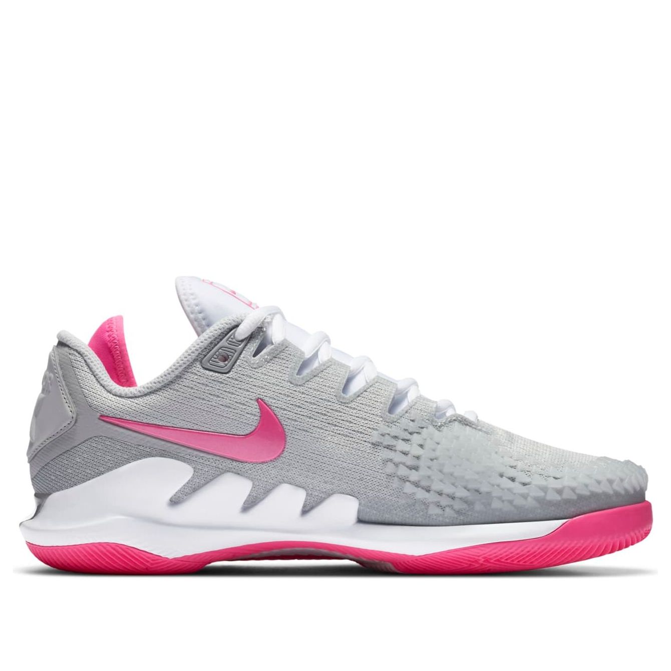 (WMNS) Nike Court Air Zoom Vapor X Knit 'Grey Pink' AR8835-004
