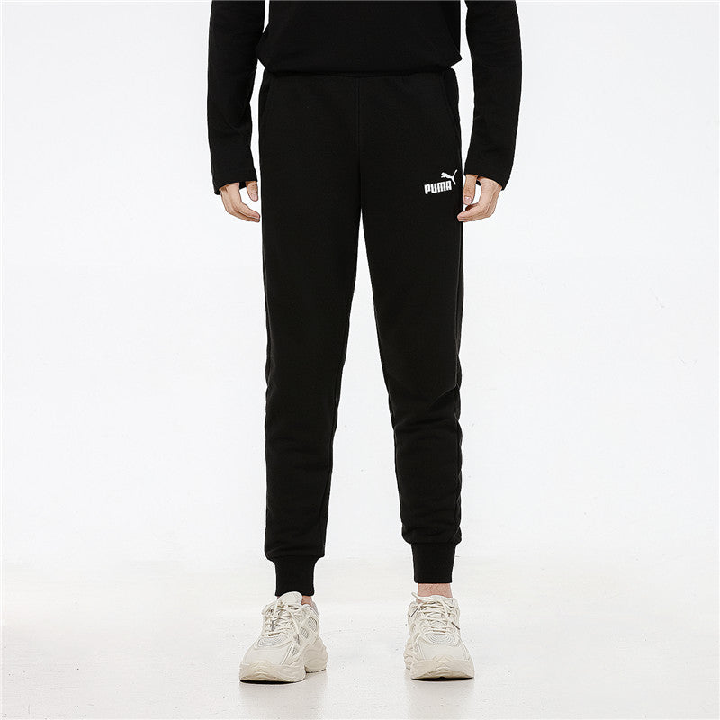 PUMA Sports Knit Breathable Casual Long Pants Black 588730-01