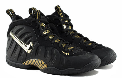 (GS) Nike Air Foamposite Pro 'Black Metallic Gold' 644792-010