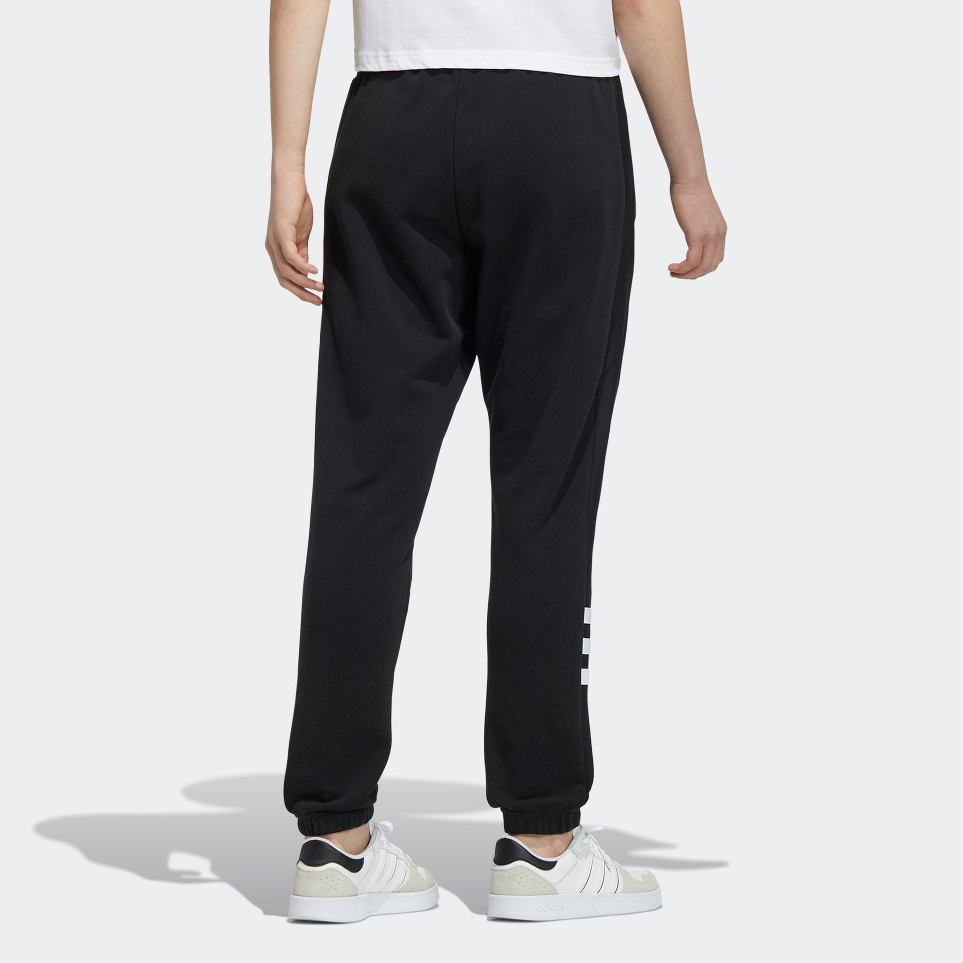 Men's adidas neo Sw Knt Wv Tp Athletics Running Bundle Feet Sports Pants/Trousers/Joggers Black H45210