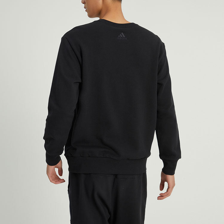 adidas Essentials French Terry Big Logo Sweatshirt 'Black' IC9324