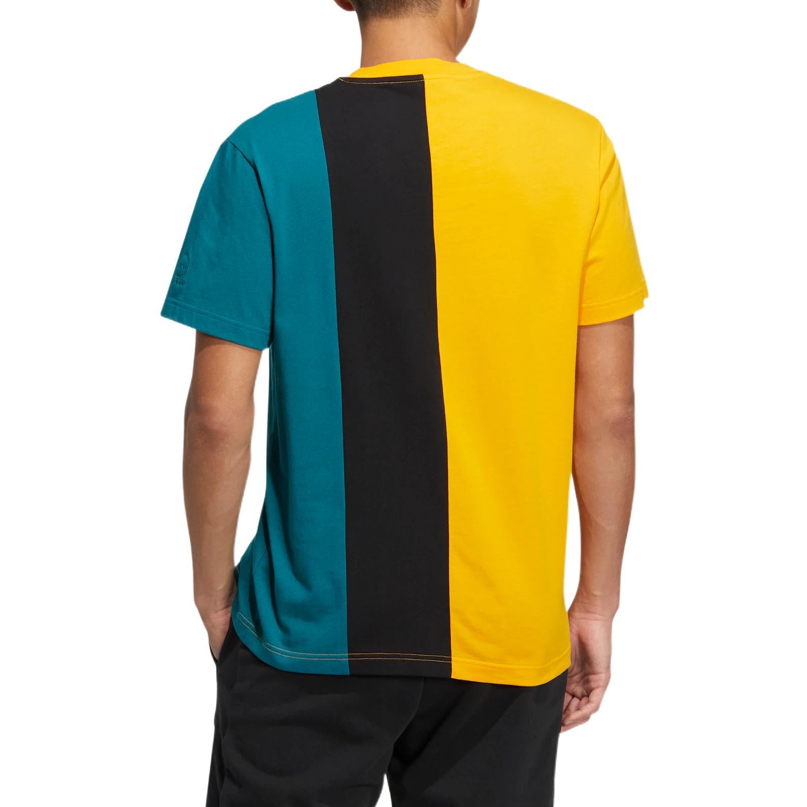 adidas neo M Brand Tee 2 Contrasting Colors Alphabet Printing Sports Short Sleeve Multicolor HS8827