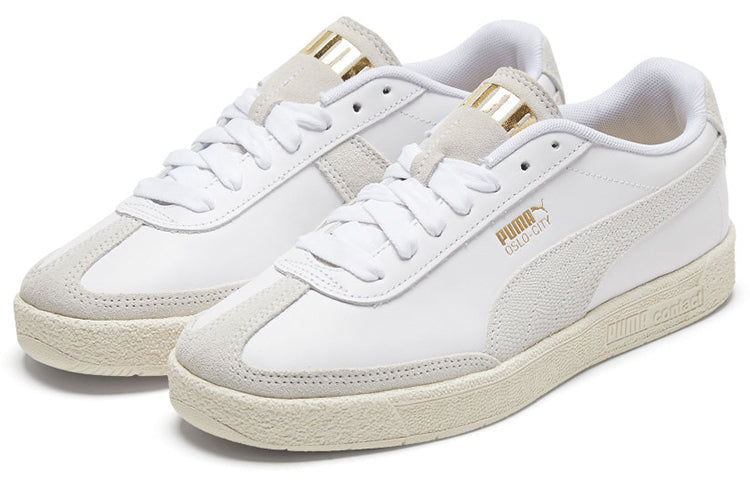 (WMNS) PUMA Oslo-City Woven Beige/White 374549-01