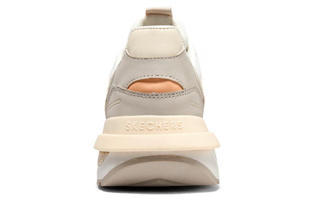 (WMNS) Skechers Shoes 'Beige White' 155442-NAT