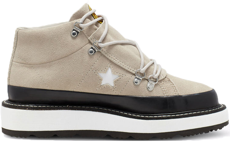 (WMNS) Converse One Star Mid Fleece Lined Boot 'Papyrus' 566164C