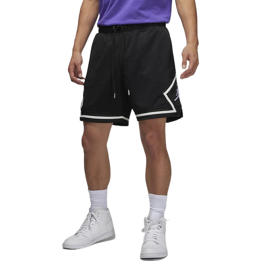 Men's Air Jordan SS22 Casual Mesh Straight Loose Black Shorts DM1369-010