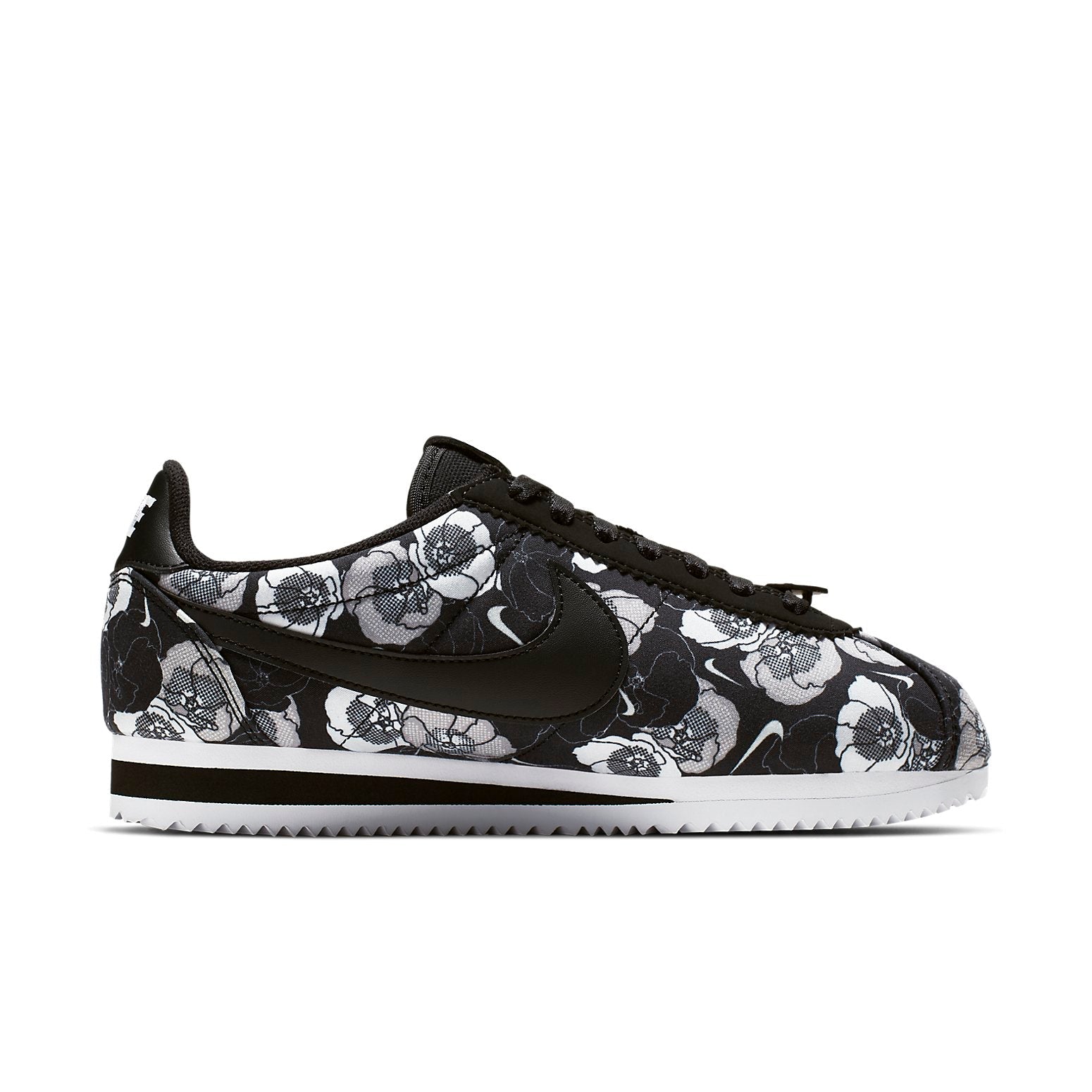 (WMNS) Nike Classic Cortez LX 'Black Floral' AV1338-001