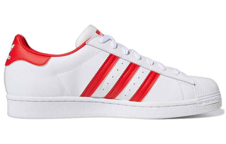 adidas Superstar 'Cloud White Vivid Red' GZ3741