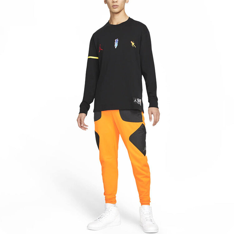 Air Jordan x Naruto Uzumaki Zion 1 Sweatpants 'Orange' DO6600-833