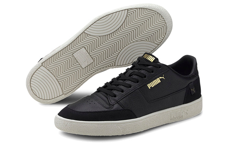 PUMA Ralph Sampson Mc Premium White/Gold/Black Low CasualBoard Shoes 374815-01