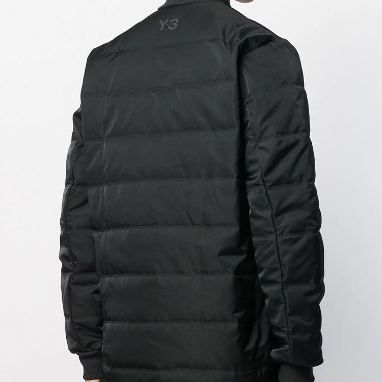 Men's Y-3 U PADDED LINER Jacket Zipper Jacket Black FJ0319