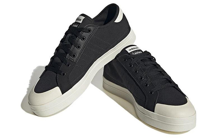 adidas neo City Canvas 'Black White' HQ6526