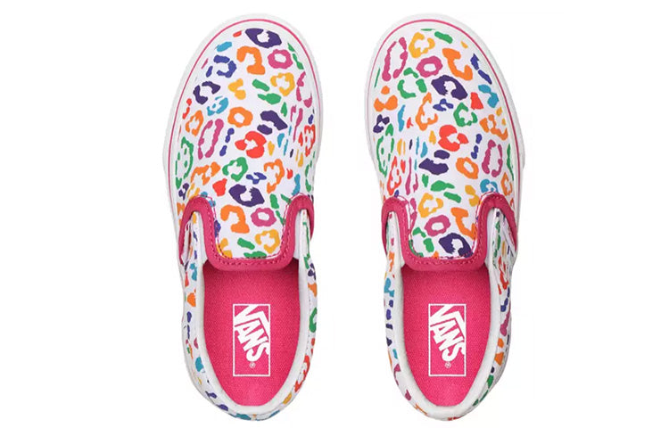 Vans Kid's Rainbow Leopard Classic Slip-on Multicolor VN0A4UH8WKV