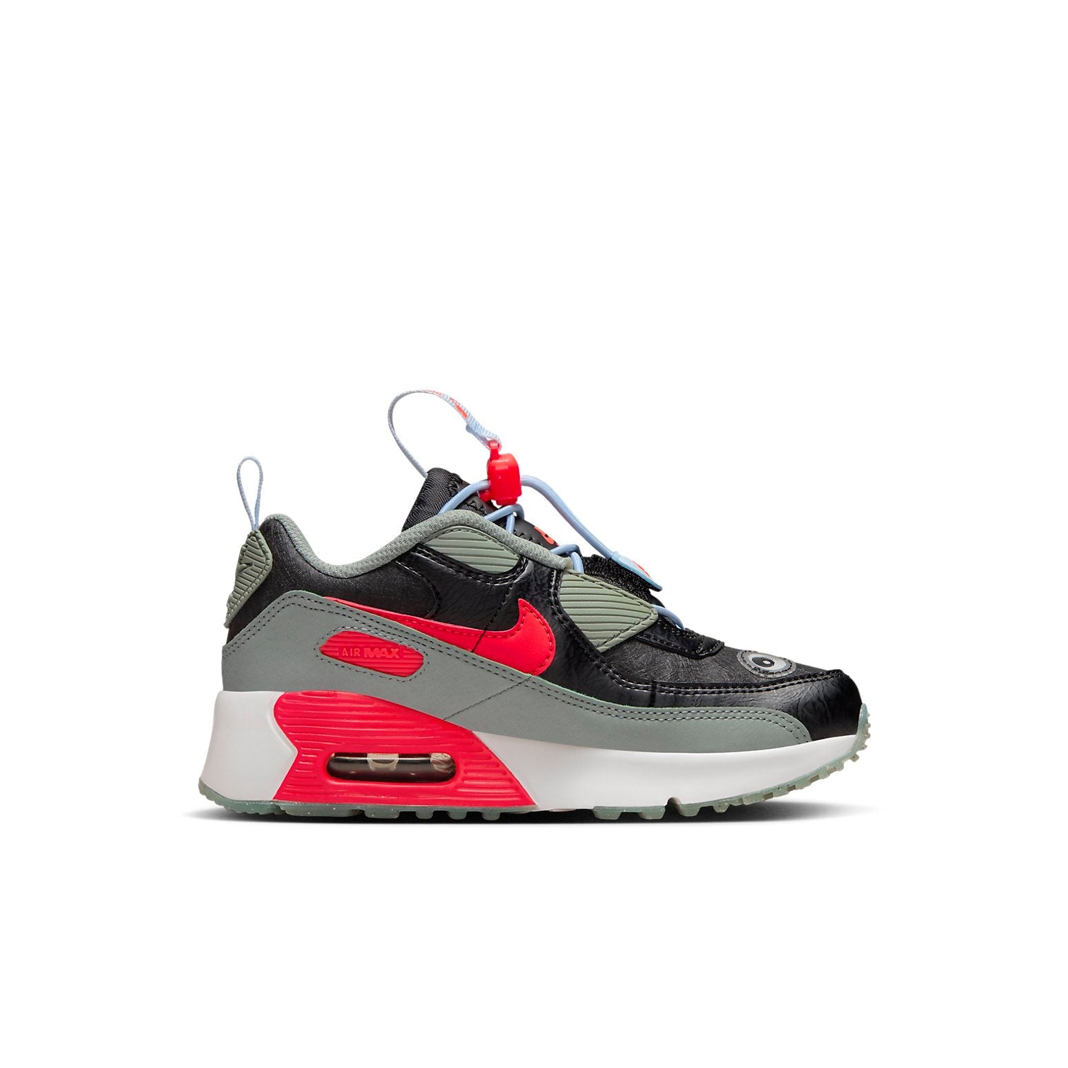 (PS) Nike Air Max 90 Toggle SE 'Black Green Bright Crimson' FB9115-001