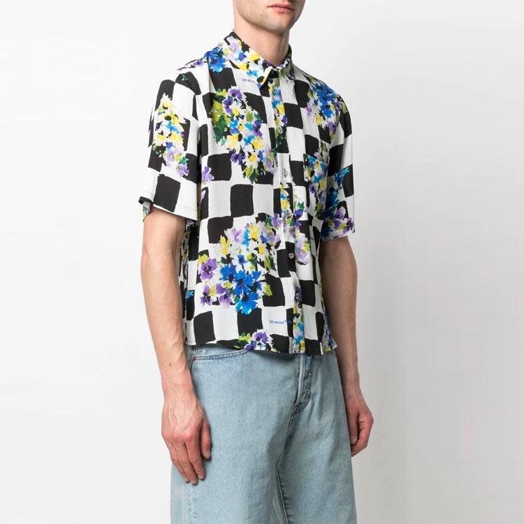 Off-White Men's SS21 Shirt Oversize White OMGA163S21FAB0018400