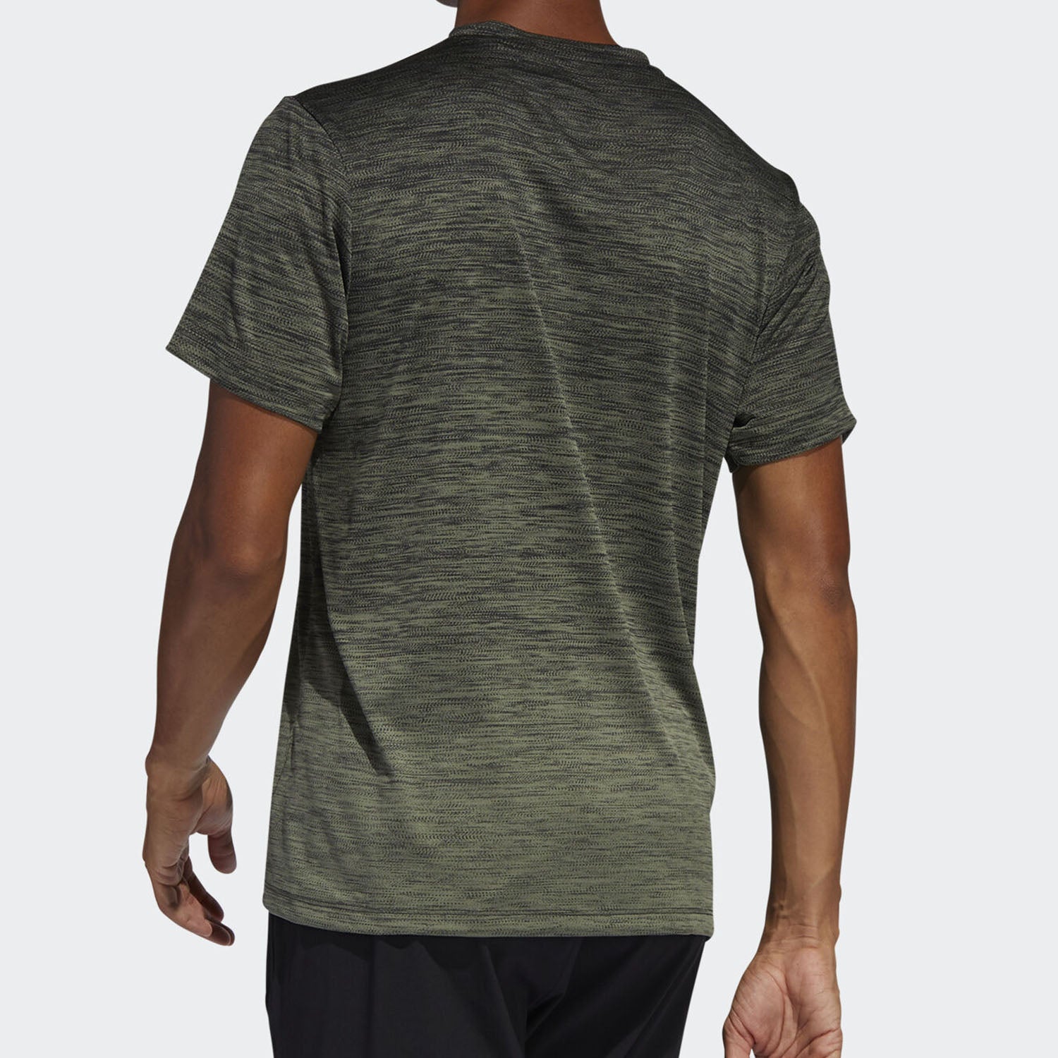 adidas Gradient Tee Training Sports Short Sleeve Olive Green FL4398
