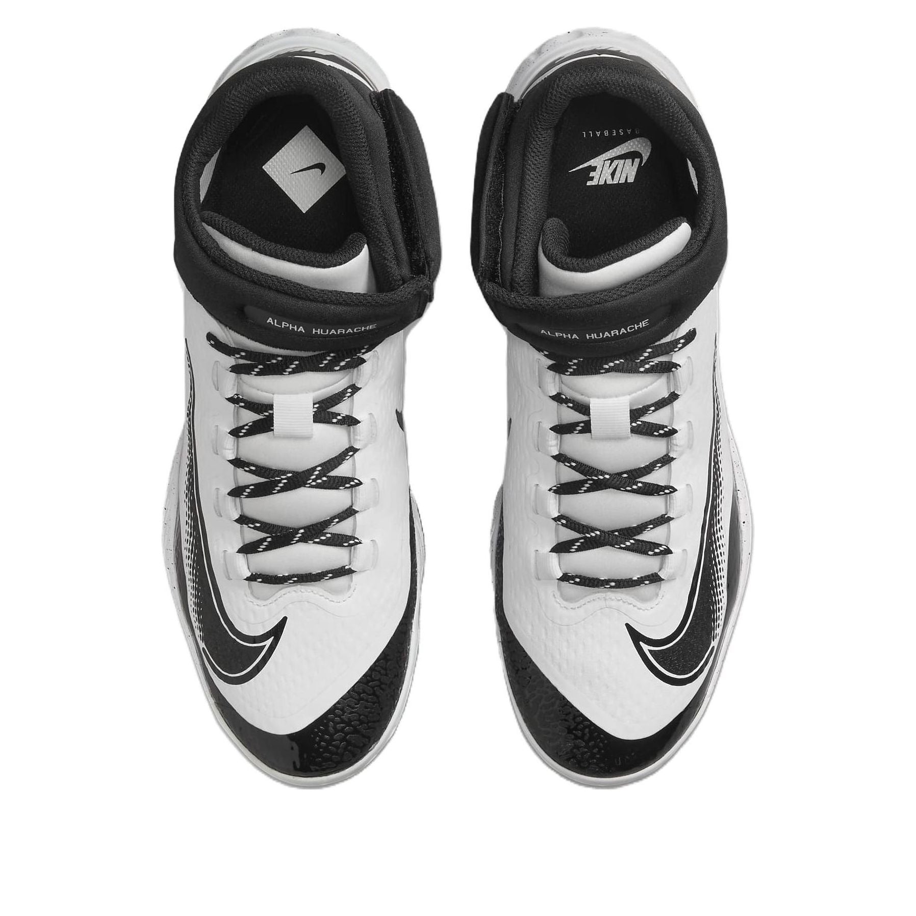 Nike Alpha Huarache Elite 4 Mid 'White Black' FD2744-107