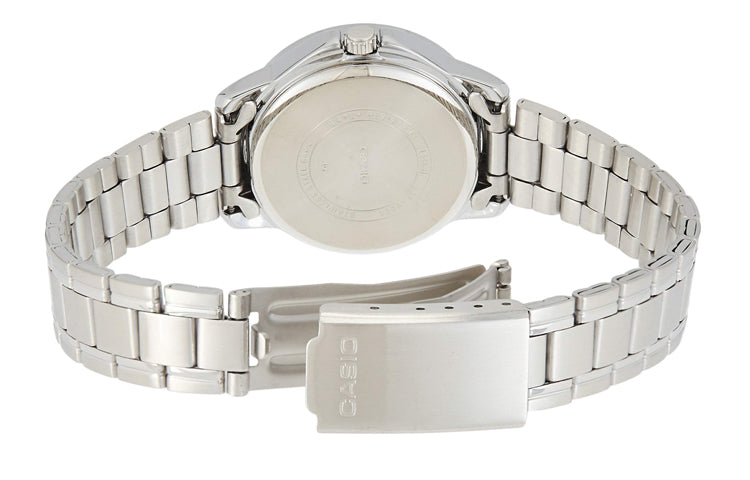 CASIO Waterproof Quartz /Blue Silver Analog LTP-V004D-2BUDF