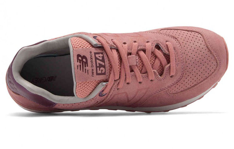 (WMNS) New Balance 574 Gray/Pink WL574GRY
