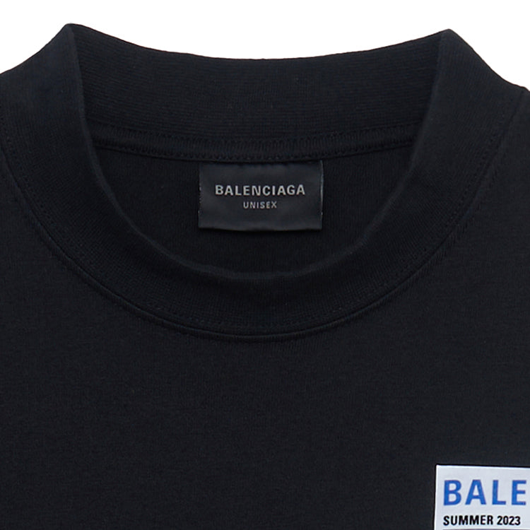 Balenciaga Fridge Stamp T-shirt 'Black' 739784TOVD71055