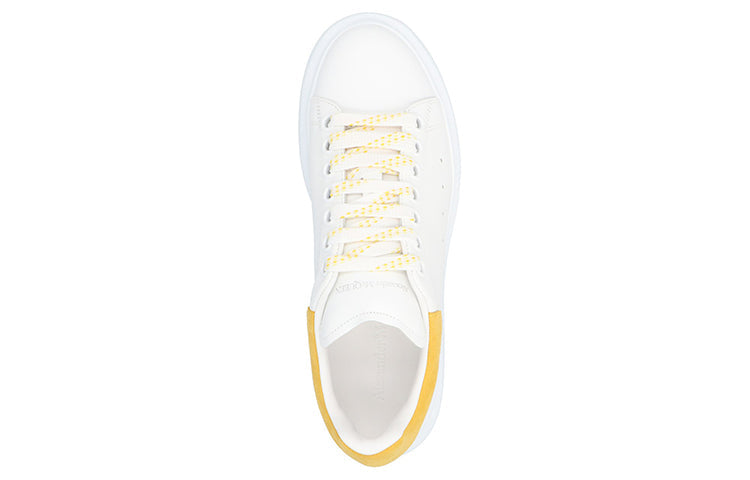 (WMNS) Alexander McQueen Oversized Shoes 'White Yellow' 719412WHGP79429