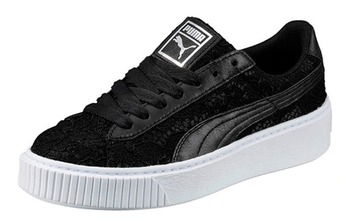 (WMNS) PUMA Basket Platform FO 'Black' 364091-02