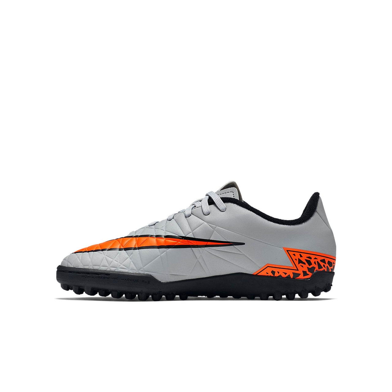 (GS) Nike HyperVenom Phelon II TF 'Grey Orange Black' 749922-080