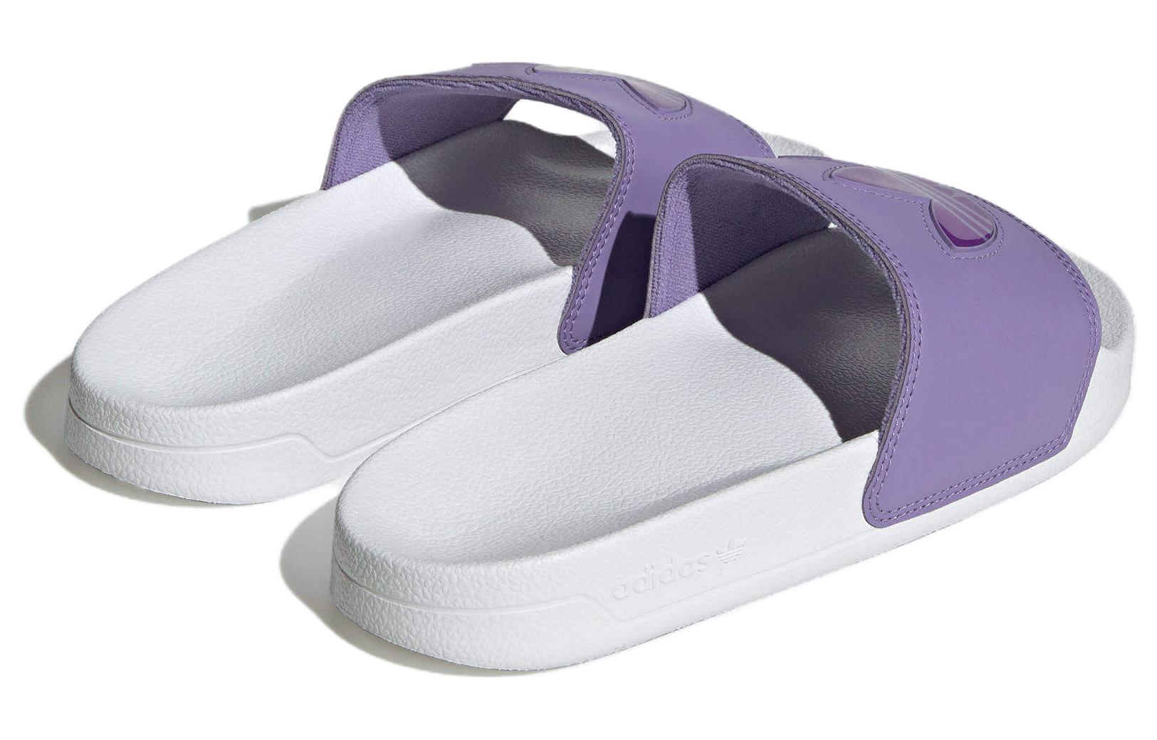 (WMNS) adidas originals Adilette Lite 'White Purple' IG7071