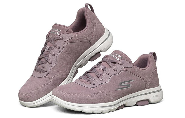 (WMNS) Skechers Go Walk 5 'Mauve' 124234-MVE