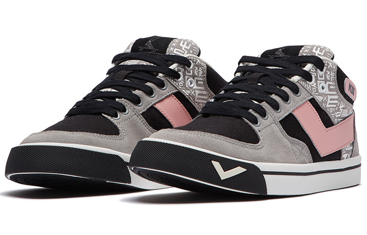 (WMNS) PONY Retro Skateboard Shoes Black/Pink 01W1AT01BK