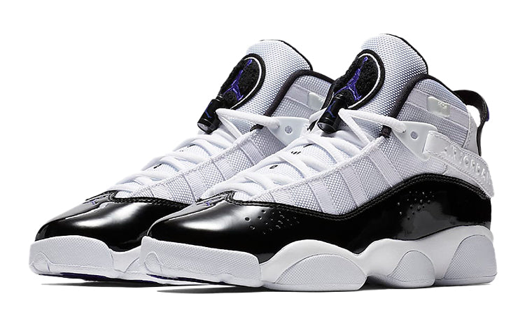 (GS) Air Jordan 6 Rings 'White Black' 323419-104
