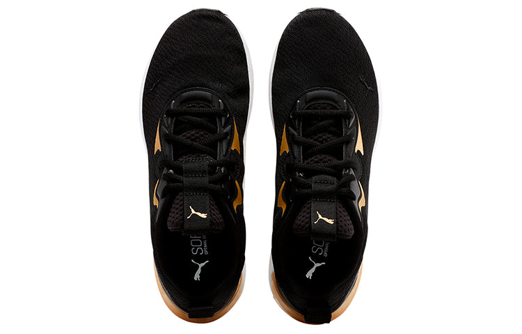 (WMNS) PUMA Cell Initiate Metal Low-top Running Shoes Black/White 194512-01