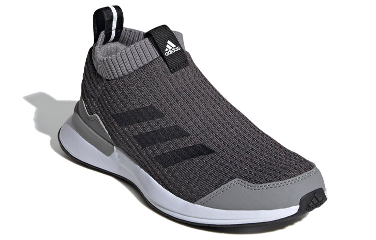 (GS) adidas RapidaRun LL J 'Grey Black' FY2463