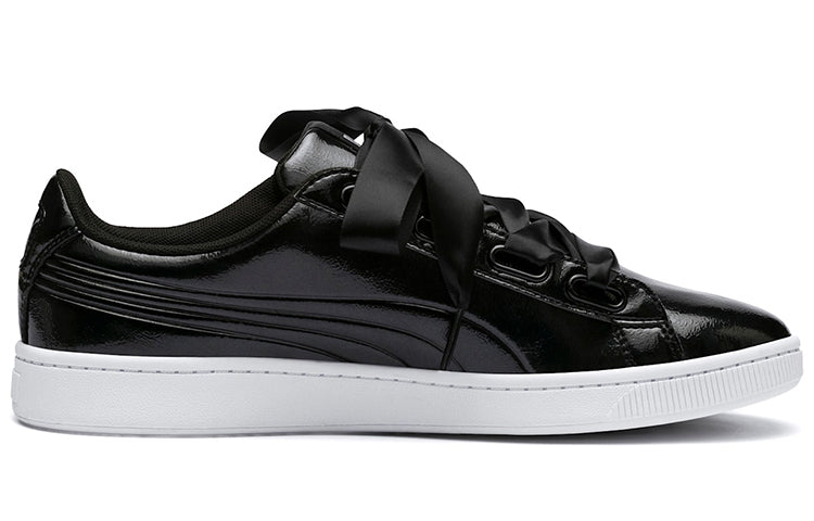 (WMNS) PUMA Vikky v2 Ribbon 'Black Silver' 369727-01