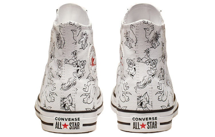 Converse Tom and Jerry x Chuck Taylor All Star High 'White' 165736C