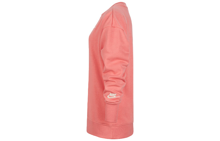 (GS) Nike Loose Casual Pullover Long Sleeves Girls Pink DM8210-603