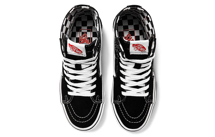 Vans Ua SK8-HI Tapered High Top Casual Canvas Skate Shoes Unisex DIY Black VN0A4U16U7B