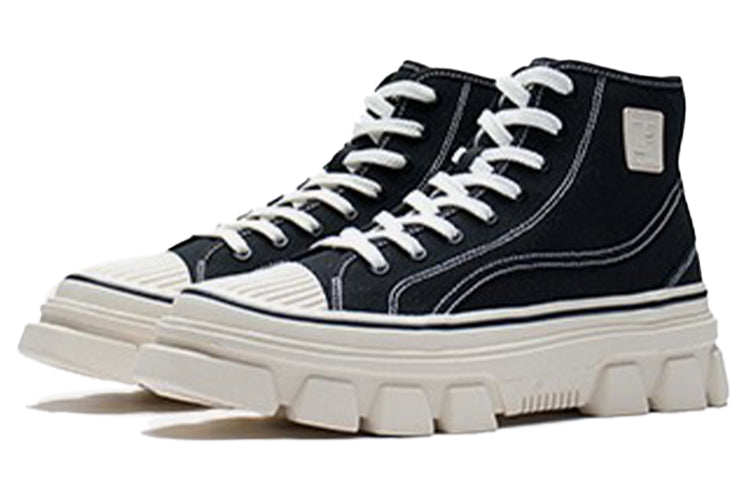 Li-Ning CF Classic Canvas Hi 'Black White' AGCS206-3