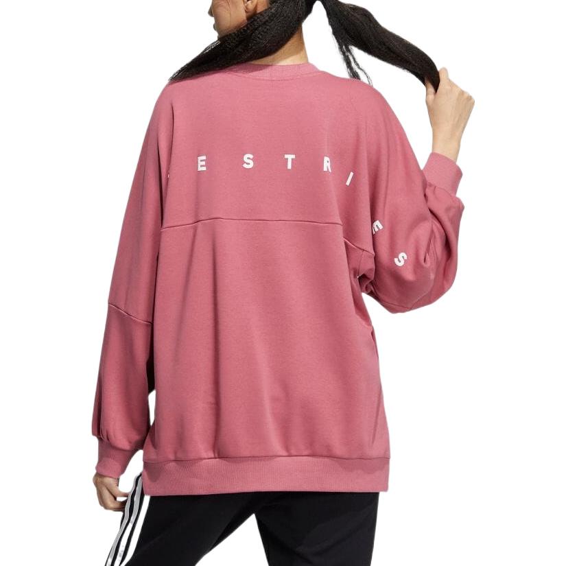 (WMNS) adidas Word Sweater Crew 'Pink' IA5226