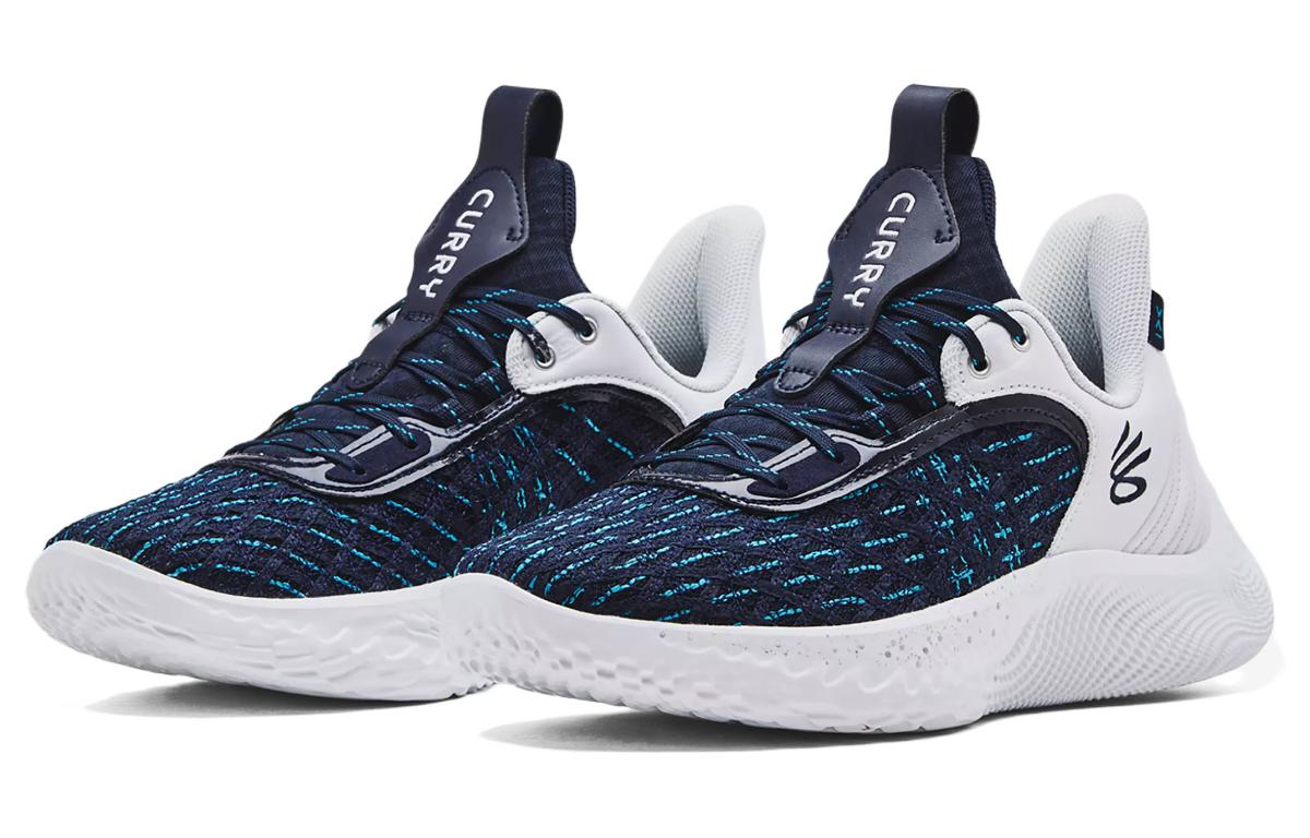 Under Armour Curry 9 Team 'White Midnight Navy' 3025631-101