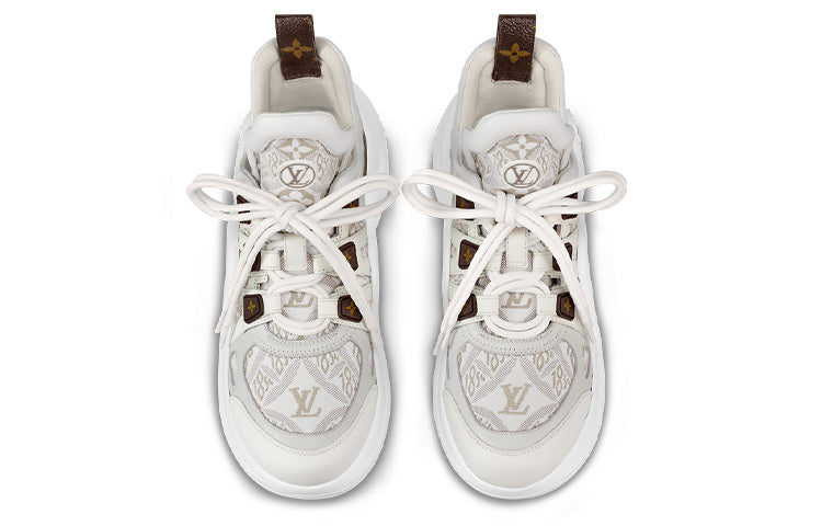 (WMNS) LOUIS VUITTON Archlight 1.0 Sneakers 'Beige with Monogram' 1AAIX1