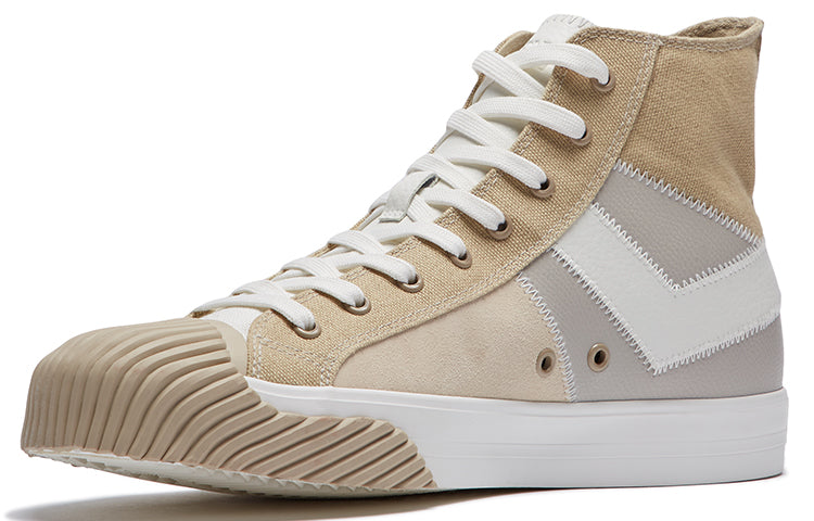 (WMNS) PONY Casual Canvas Shoes Beige/Grey 01W1SH06LG